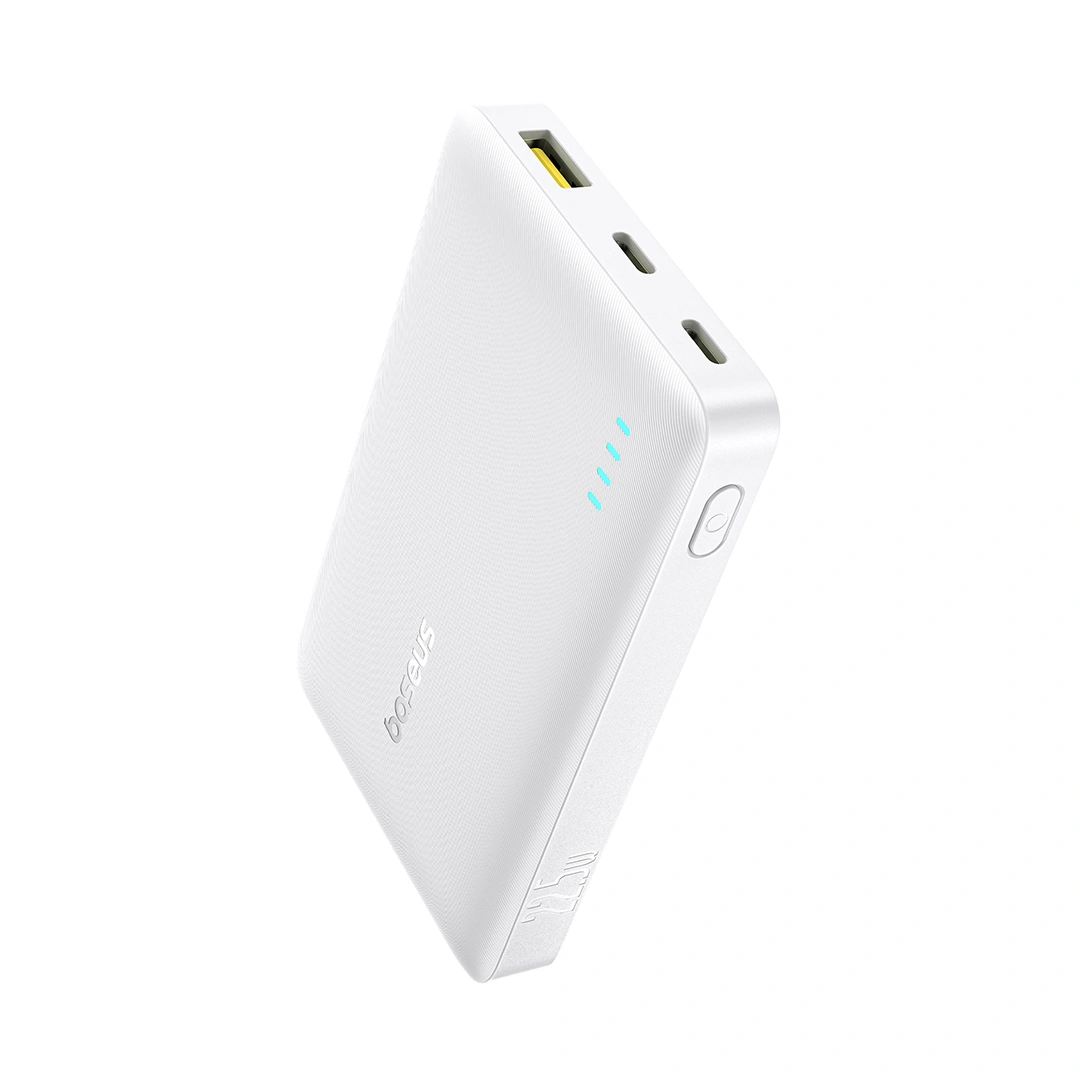 Baseus 10000mAh 22.5W EnerFill FP21 Power Bank – (Moon White) - Image 14