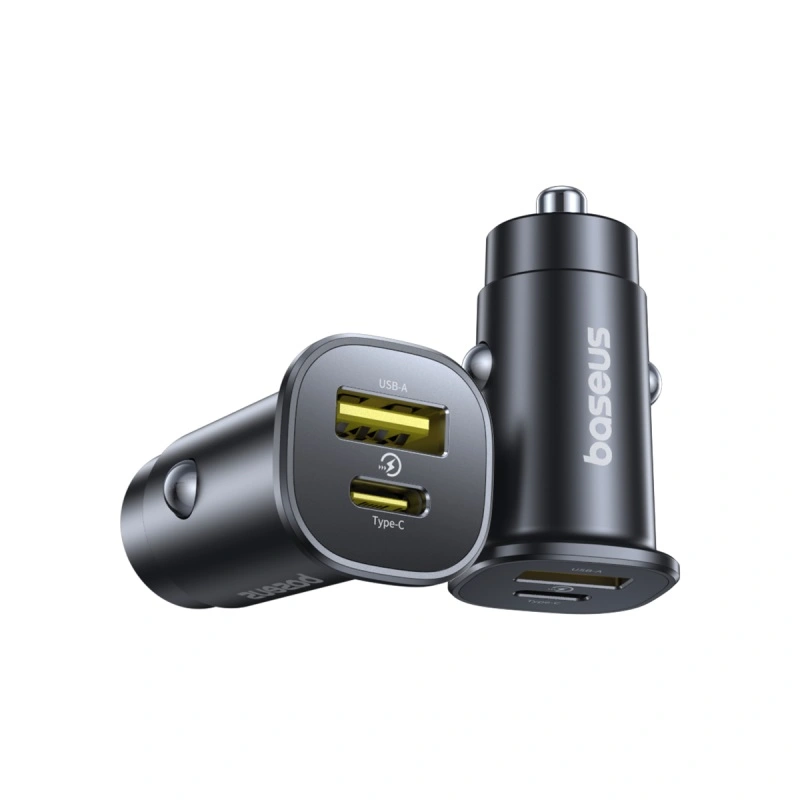 Baseus 30W GoTrip Car Charger Type - C+USB – Cosmic Black - Image 16
