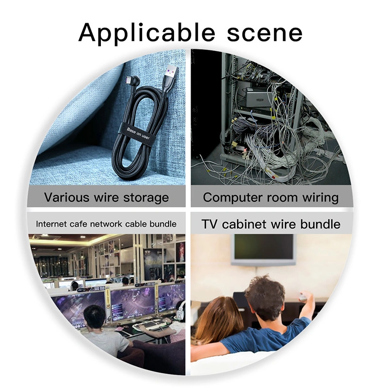 Baseus 3m Colourful Circle Velcro Strap - Image 5
