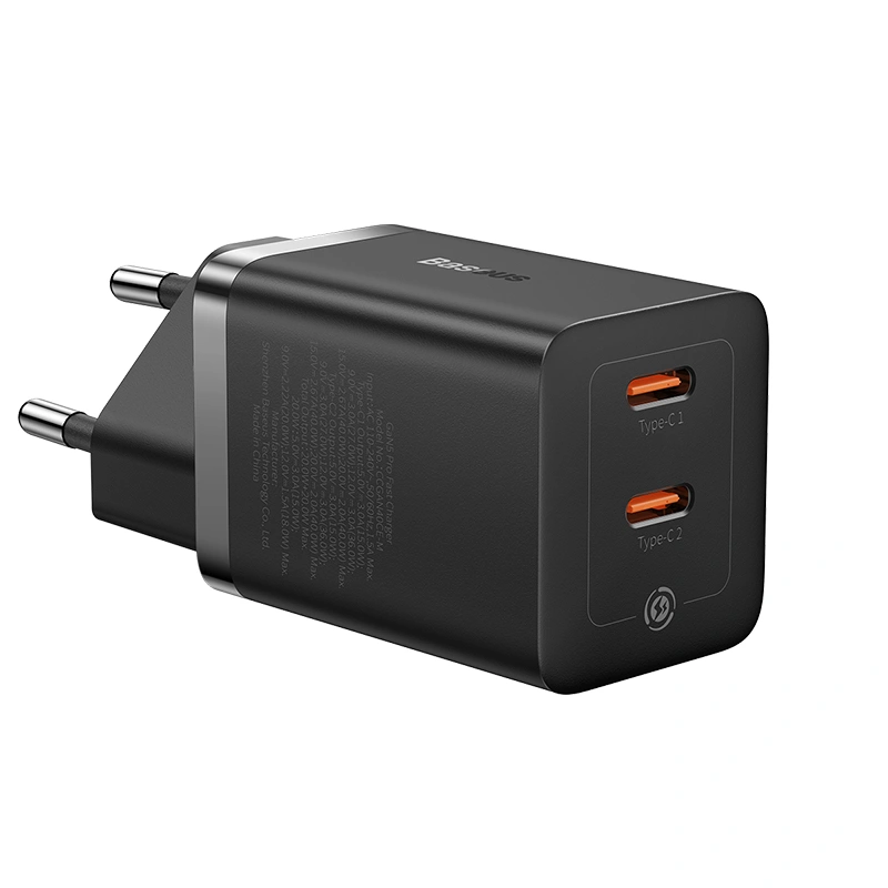 Baseus 40W GaN5 Pro Fast Charger Type-C + Type-C EU (Black) - Image 11