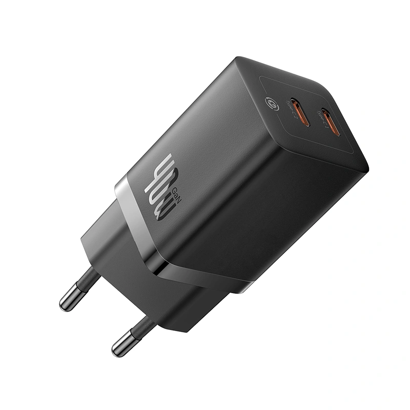Baseus 40W GaN5 Pro Fast Charger Type-C + Type-C EU (Black) - Image 12
