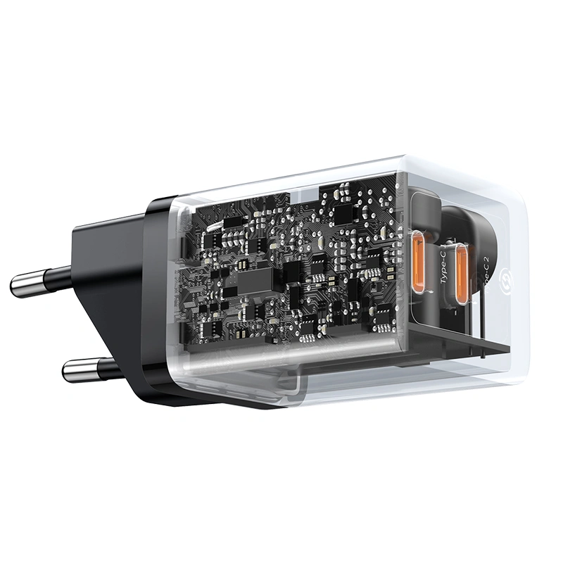 Baseus 40W GaN5 Pro Fast Charger Type-C + Type-C EU (Black) - Image 14