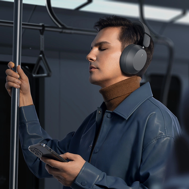 Baseus Bass 35 Max Wireless Headphones Twilight Grey - Image 9