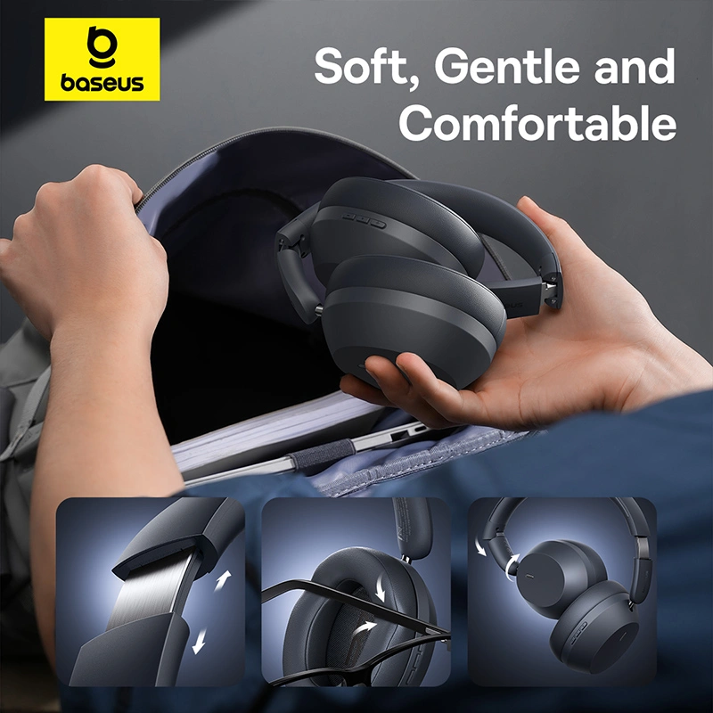 Baseus Bass 35 Max Wireless Headphones Twilight Grey - Image 3