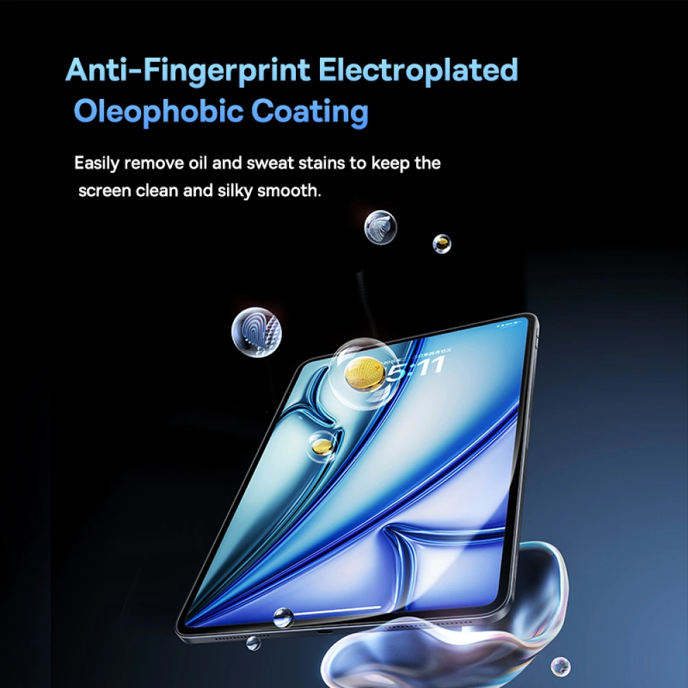 Baseus iPad Pro (2024) 13" Crystalline HD Tempered Glass Screen Protector - Clear - Image 6