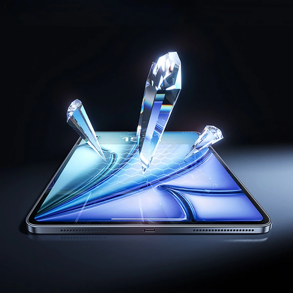 Baseus iPad Pro 12.9" (2018/2020/2021/2022) Crystalline HD Tempered Glass Screen Protector - Image 8