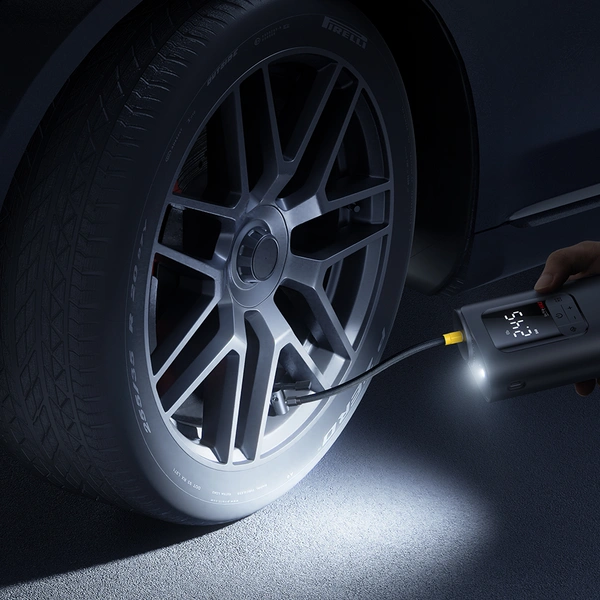 Baseus GoTrip VA1 Super Mini Wireless Inflator 19-Cylinder (Cosmic Black) - Image 9