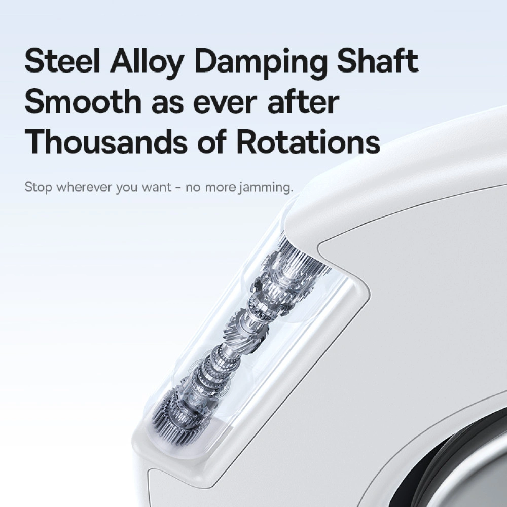 Baseus MagPro 3 Ultra Slim Magnetic Ring Phone Stand – Starlight Off-White - Image 6