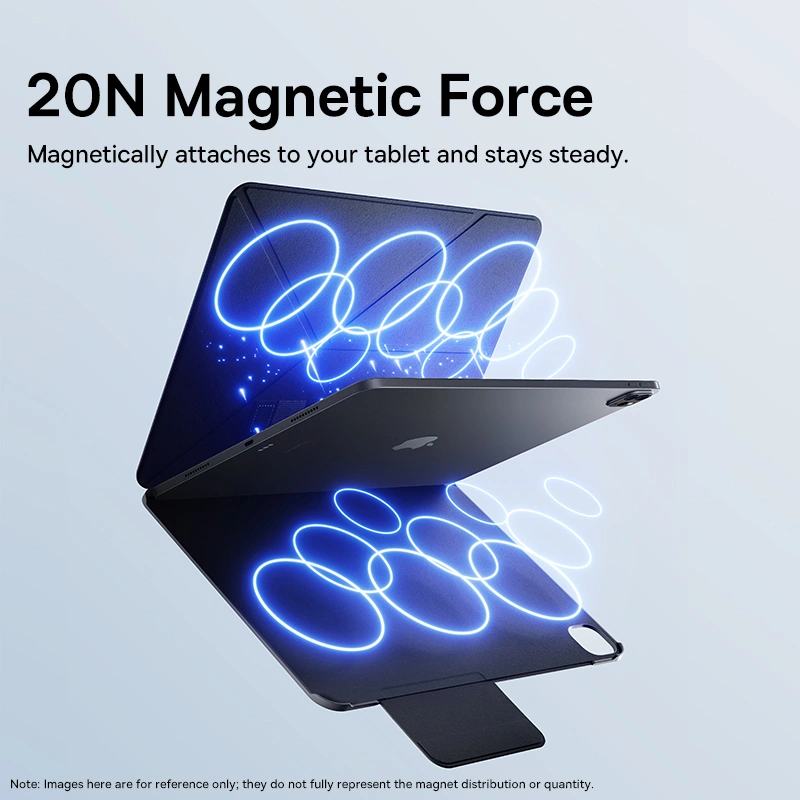 Baseus iPad Pro 11'' (2024) Minimalist 2 Smart Magnetic Folio Case - Cosmic Black - Image 6