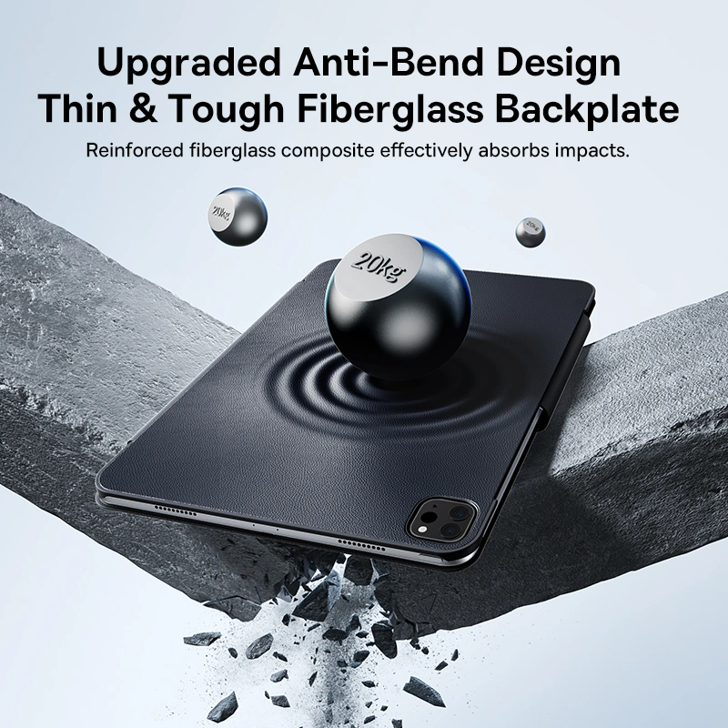 Baseus iPad Pro 11'' (2024) Minimalist 2 Smart Magnetic Folio Case - Cosmic Black - Image 4