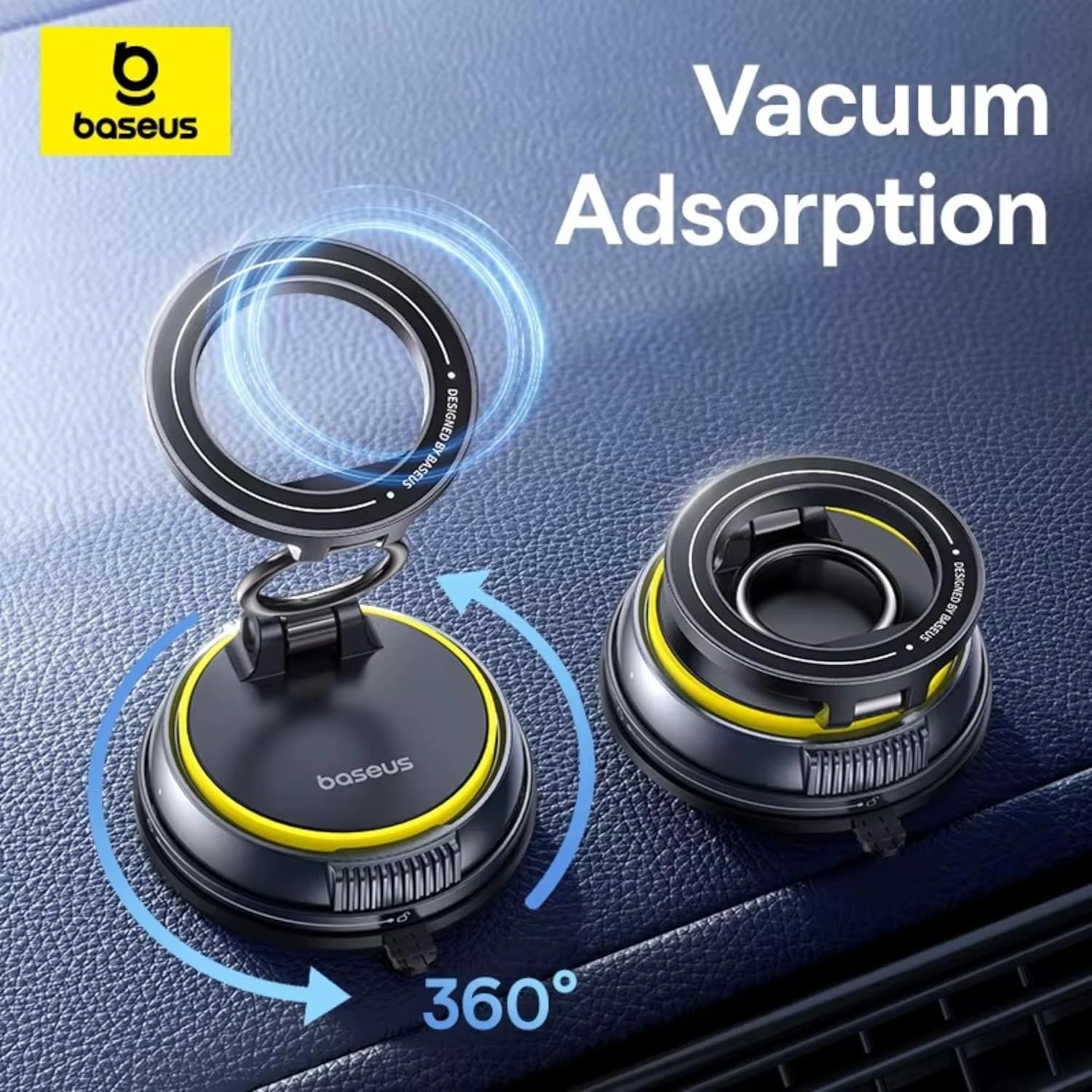 Baseus PrimeTrip VC2 Flex Magnetic Car Mount Suction Cup Version Cmic Black - Image 7