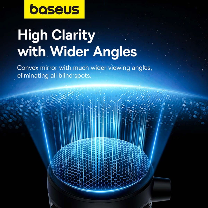 Baseus SafeRide Series Backseat Rearview Mirror (1PCS) Cluster Black - Image 7