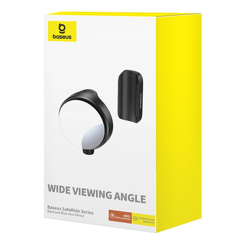 Baseus SafeRide Series Backseat Rearview Mirror (1PCS) Cluster Black - Image 13