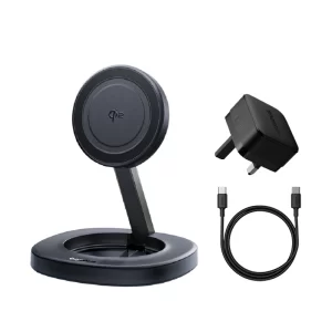 Baseus EnerFill FF11 15W Qi2 Foldable Wireless Charger – Black