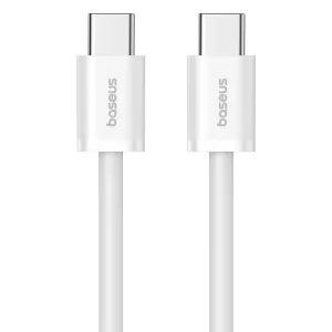 Baseus 1 Meter 30W Superior Series 2 Type-C to Type-C Fast Charging Data Cable (Moon White) - Model: P10365200211-00