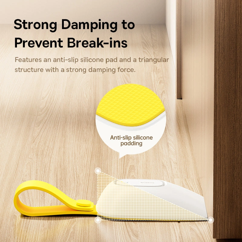 Baseus Heyo Door Stop Alarm Moon White - Image 4