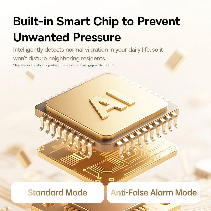 Baseus Heyo Door Stop Alarm Moon White - Image 3