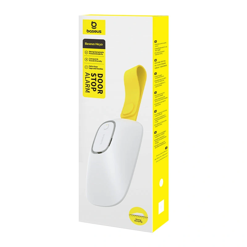 Baseus Heyo Door Stop Alarm Moon White - Image 10
