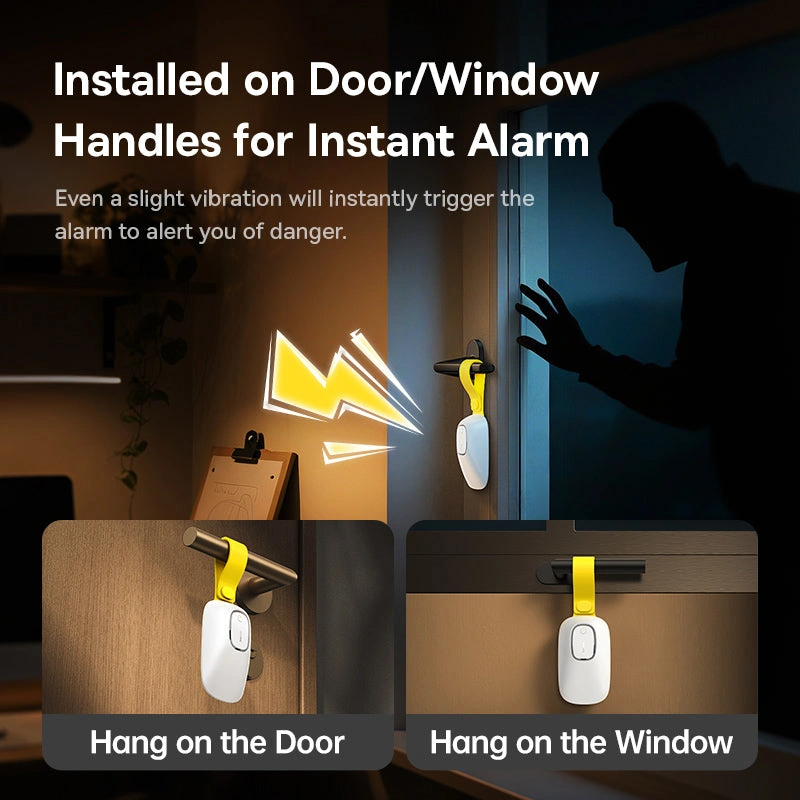 Baseus Heyo Door Stop Alarm Moon White - Image 6