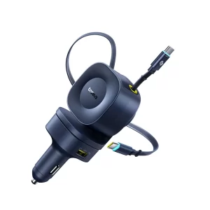 Baseus PrimeTrip VR2 Max Car Charger with Retractable Cable 3C+U 240W – Cosmic Black - C0206700