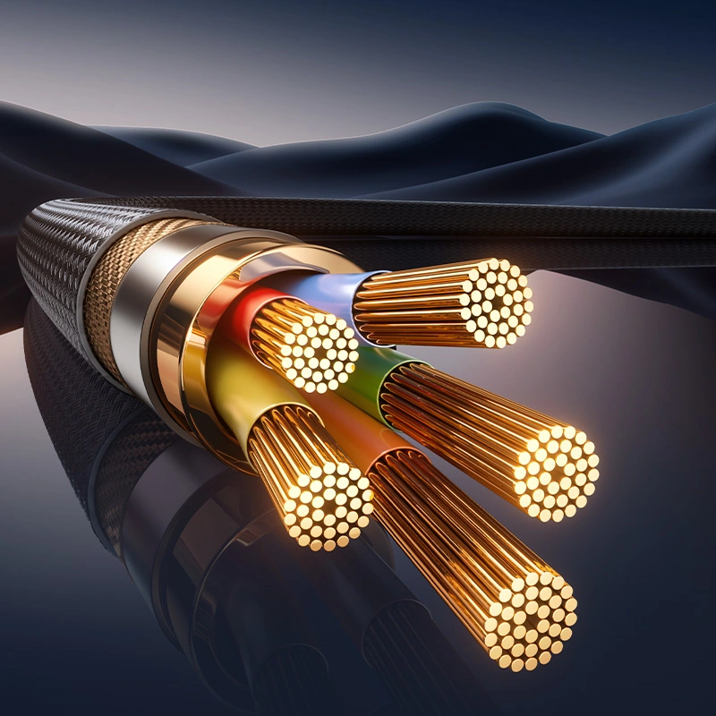 Baseus 1meter 100W Lit Button-Control Type-C to Type-C Fast Charging Data Cable Cosmic Black - P10379000121-00 - Image 5